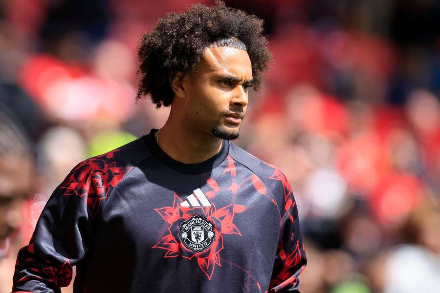 Manchester United striker Joshua Zirkzee.