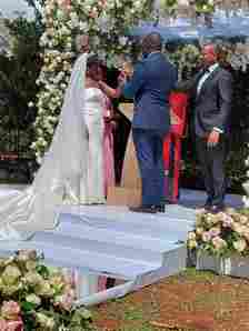 June Ruto and Alexander Ezenagu exchange vows at their wedding