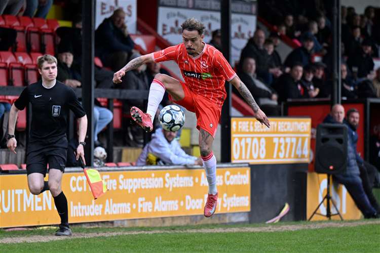 Troy Howard has swapped Welling United for Faversham - and boss Steve Watt is delighted Picture: Keith Gillard