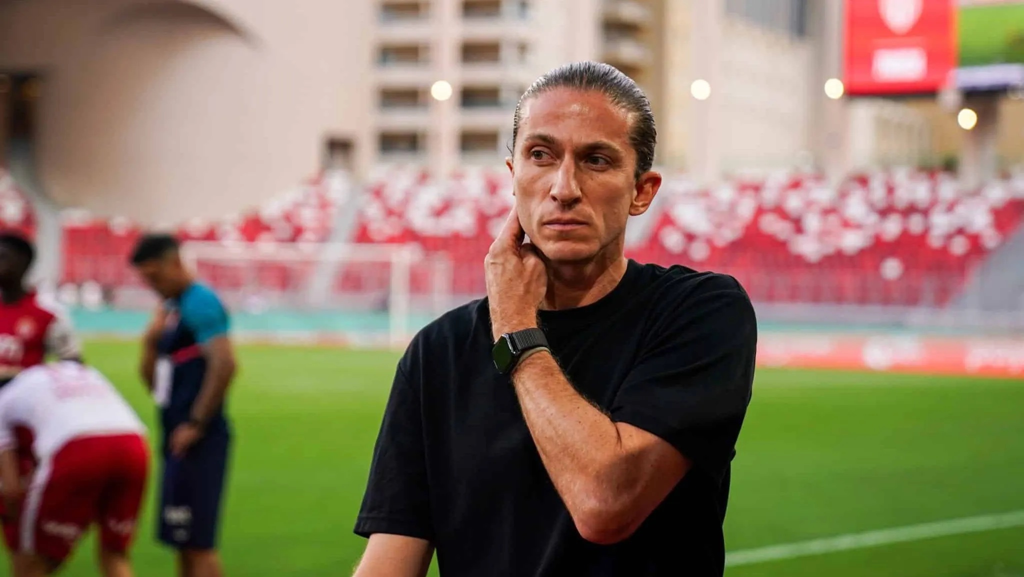 Filipe Luís, técnico do Monaco (Foto: Daniel Derajinski/Icon Sport)