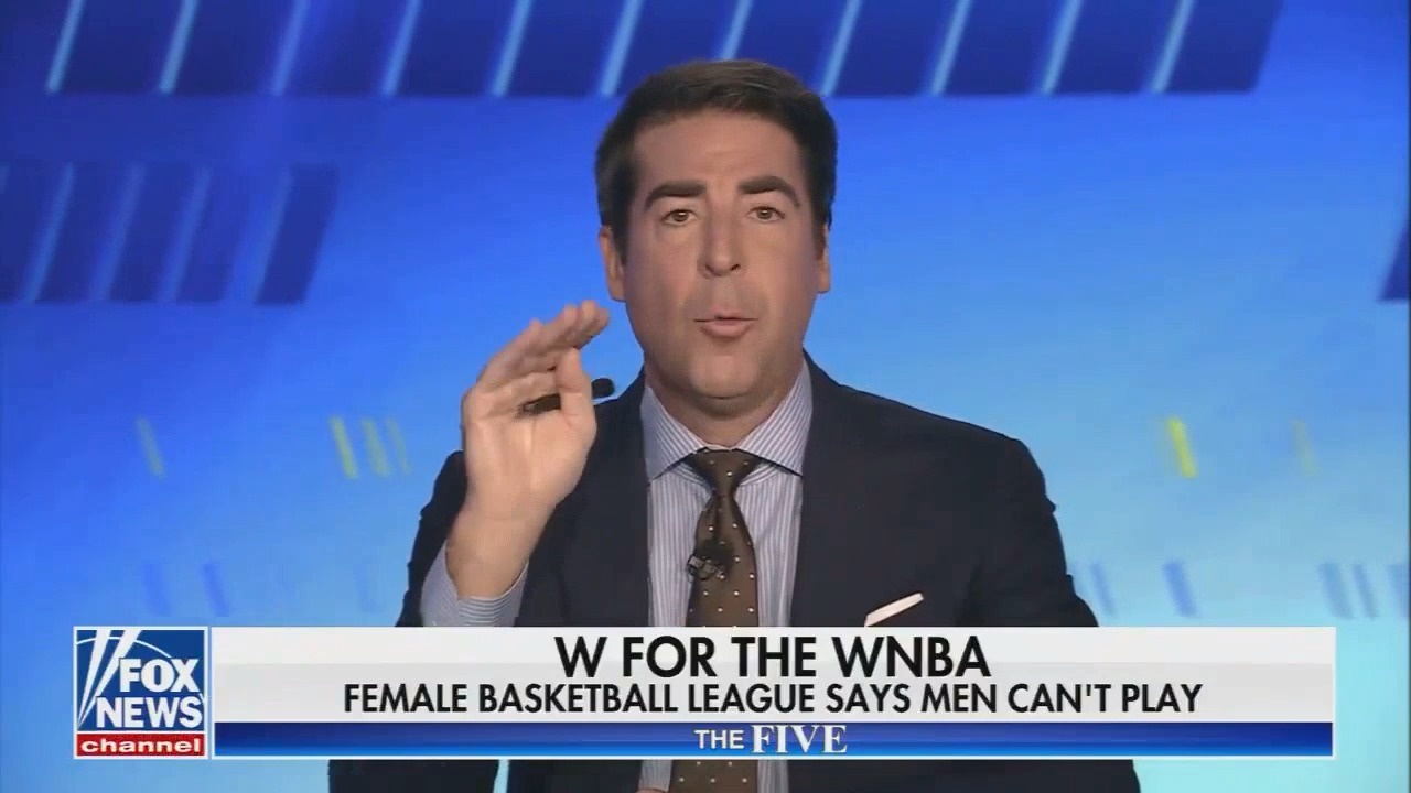 Jesse Watters calls out Fox News' selective interest in the WNBA