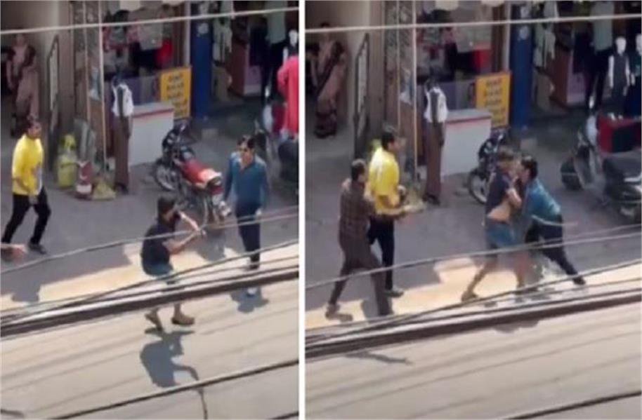 open hooliganism in indore a bjp leader s brother attacked a youth