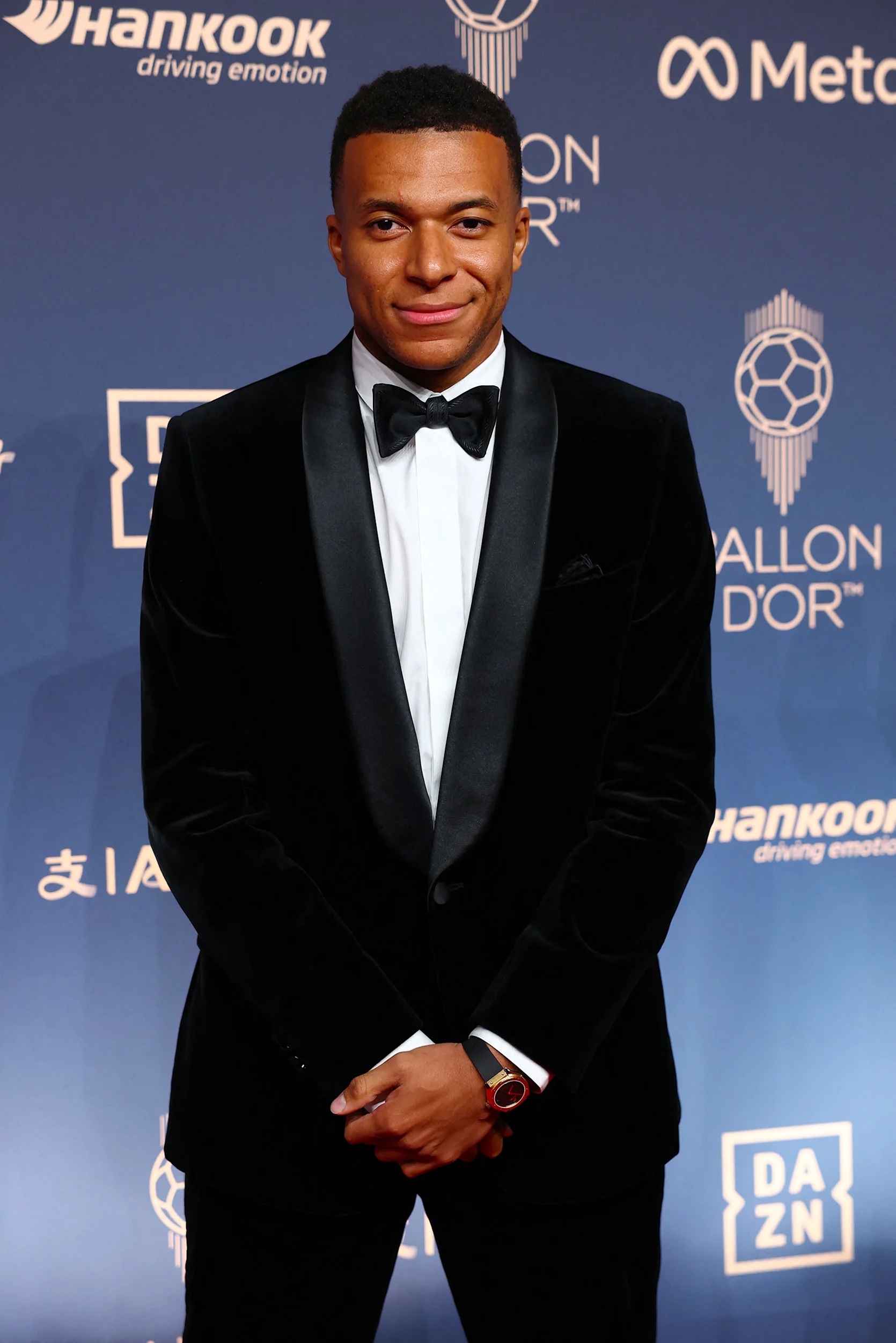 Kylian Mbappé à la cérémonie de remise du Ballon d’or France Football 2026 au Palladium Theatre à Londres, le 26 octobre 2026.
