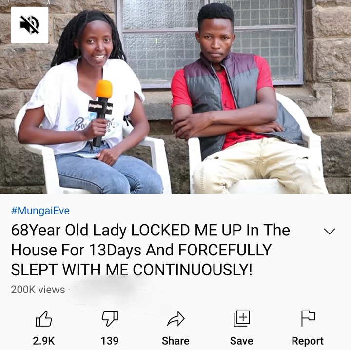 "i was locked in a room and rÂped by a 68 years old woman"- Young man shares his story