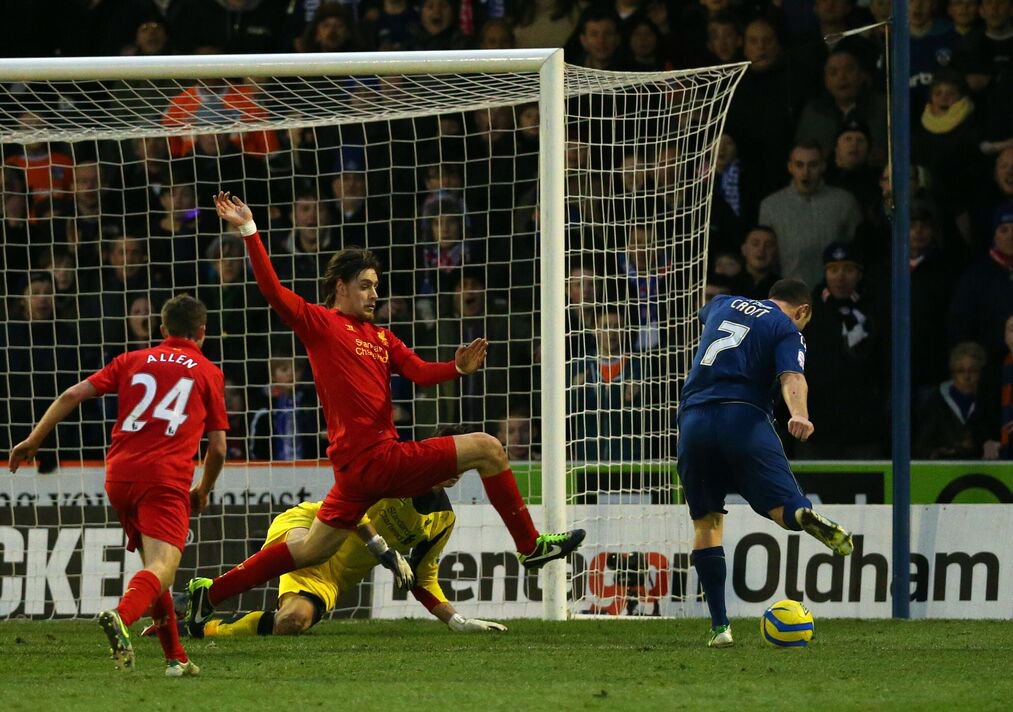Soccer : FA Cup Round Four - Oldham Athletic v Liverpool
