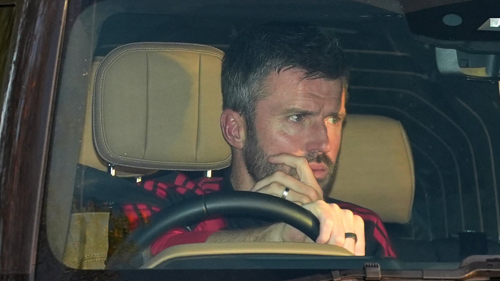 Carrick arrived early at the training ground on Tuesday