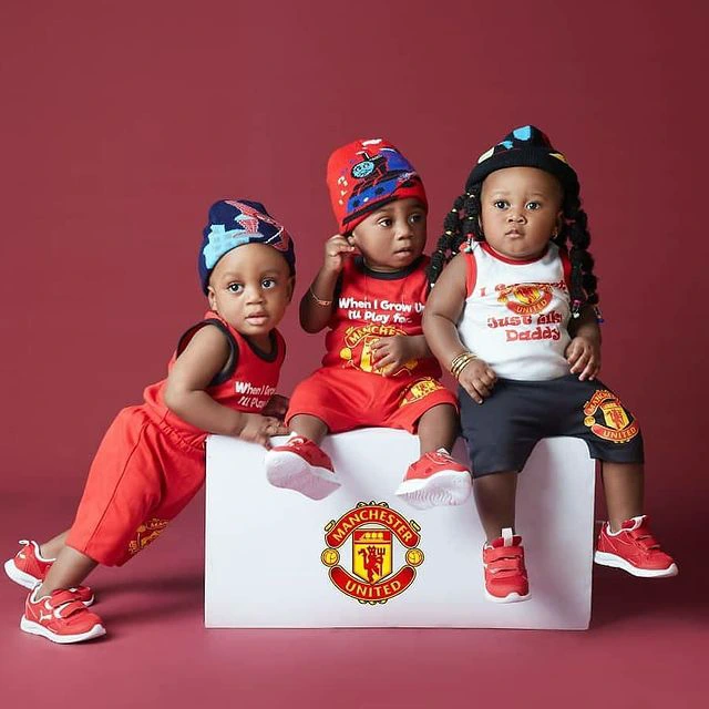 See more photos of Rev Obofour's triplets as they celebrate their birthday