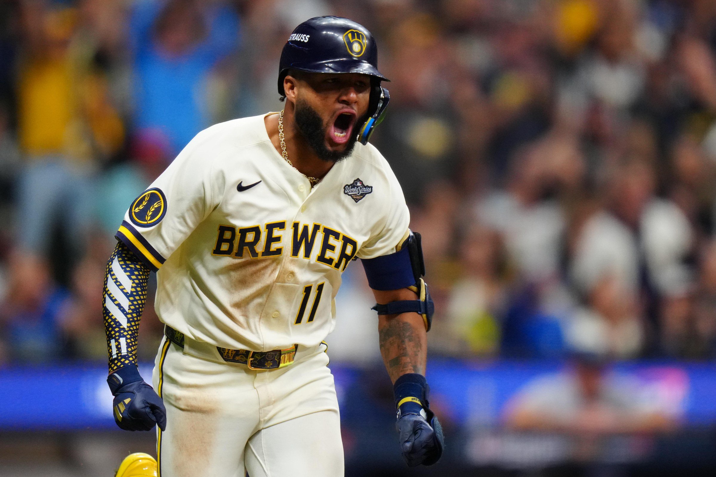 World Series - Tampa Bay Rays v Milwaukee Brewers - Game 1