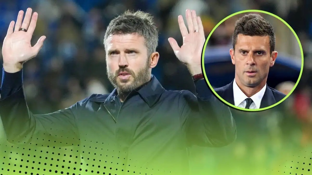 Michael Carrick and Thiago Motta