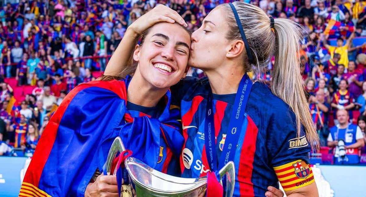 Patri guijarro alexia putellas barcelona femenino wolfsburgo champions