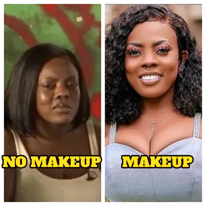 Pictures of Female celebrities with and without makeups (photos)