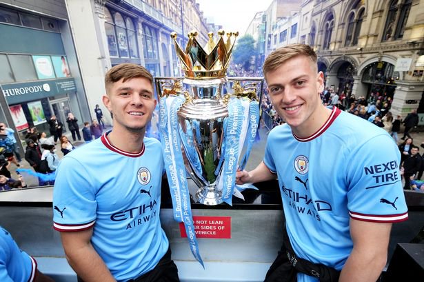 Manchester City's Liam Delap is about to go out on loan