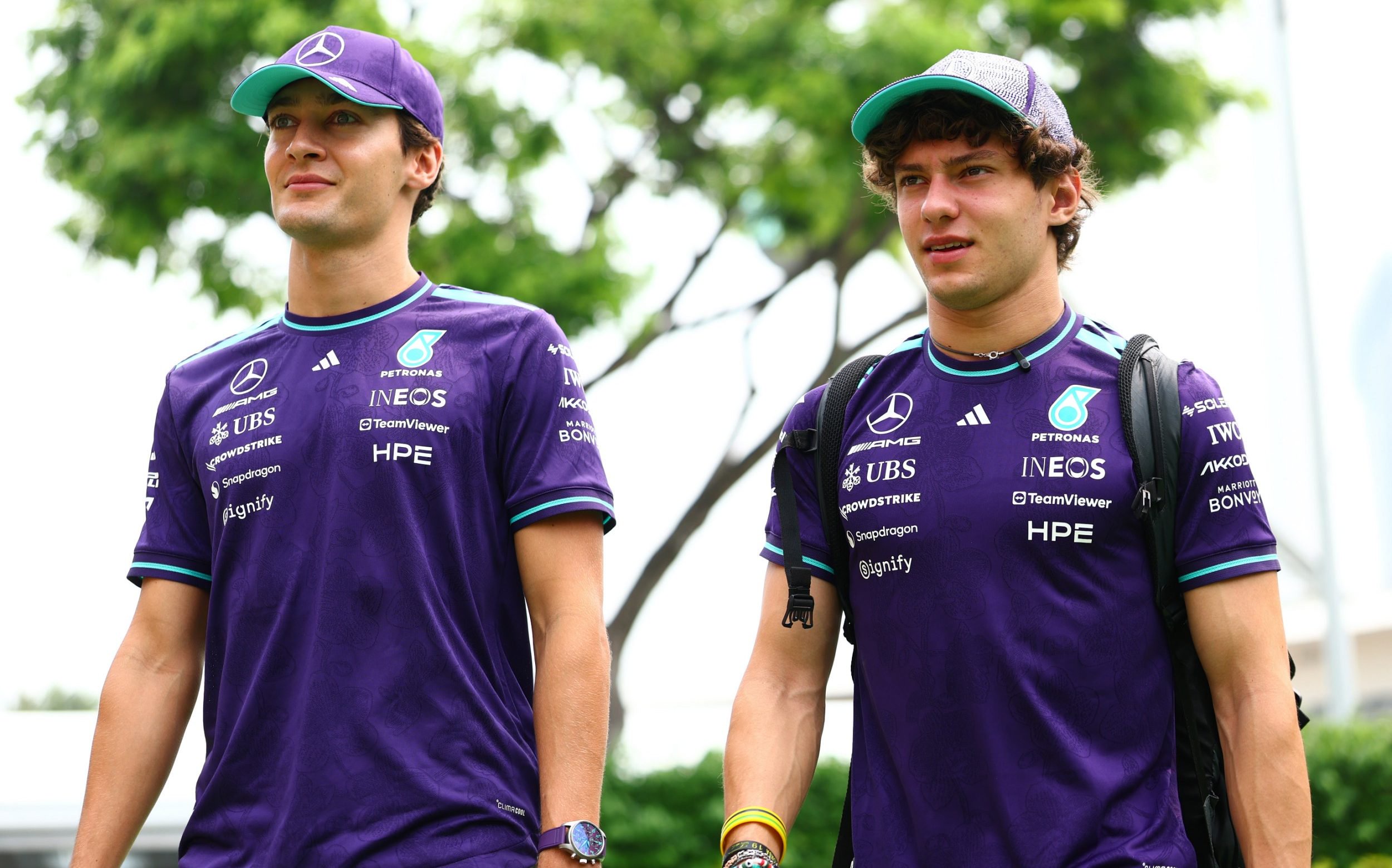 Russell and Kimi Antonelli