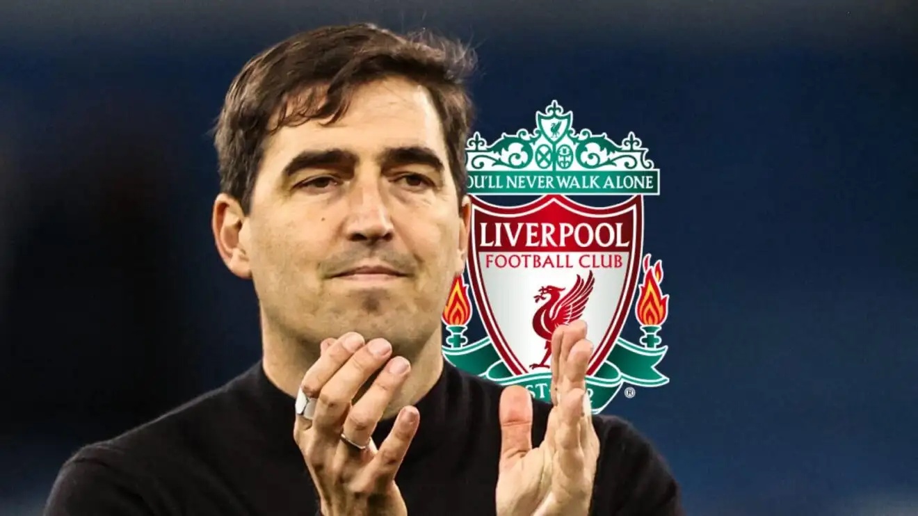 Liverpool head coach Andoni Iraola