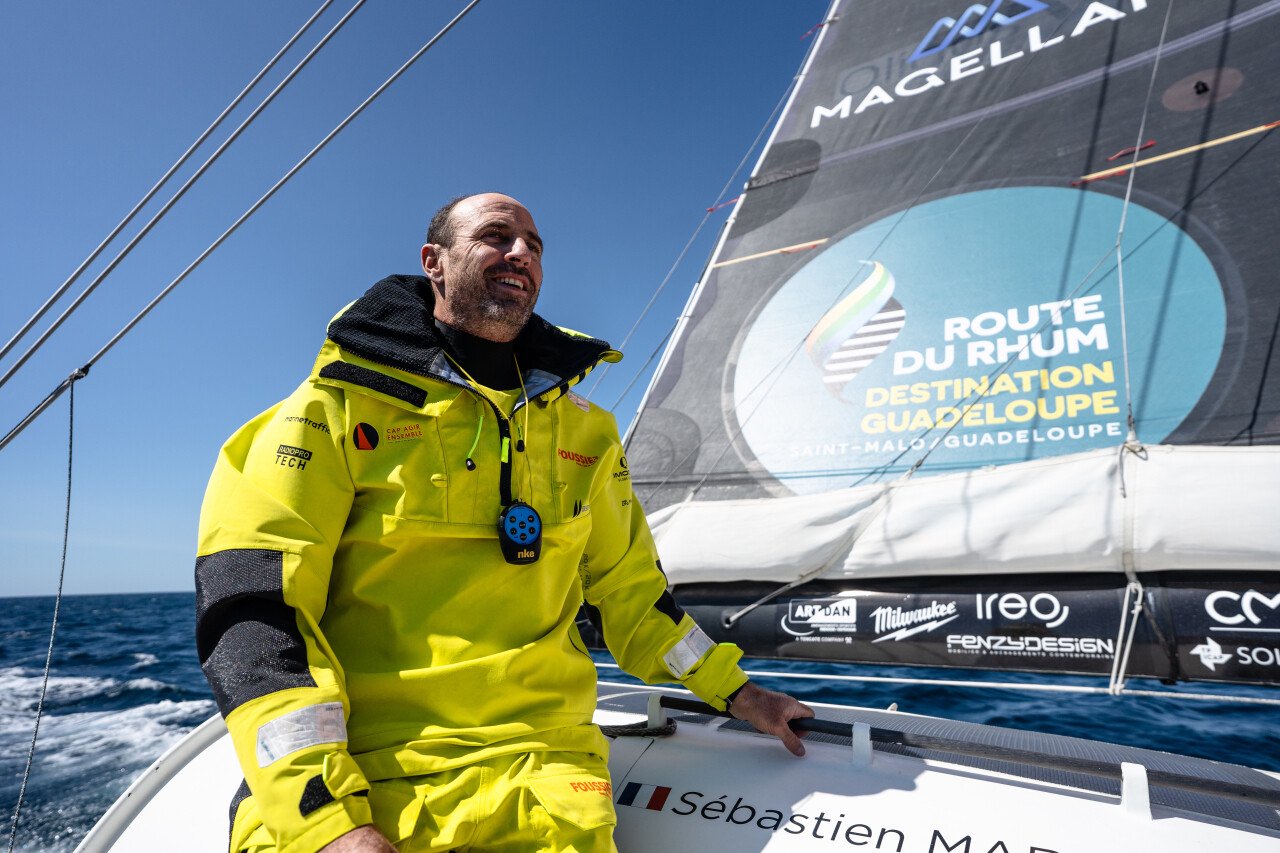 IMOCA FOUSSIER banque image Sebastien Marsset - Onboard