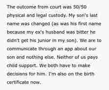 Man Takes Ex To Court Fighting For His Son's Custody And Last Name, Gets Dubbed 'Petty' By Ex's Fam