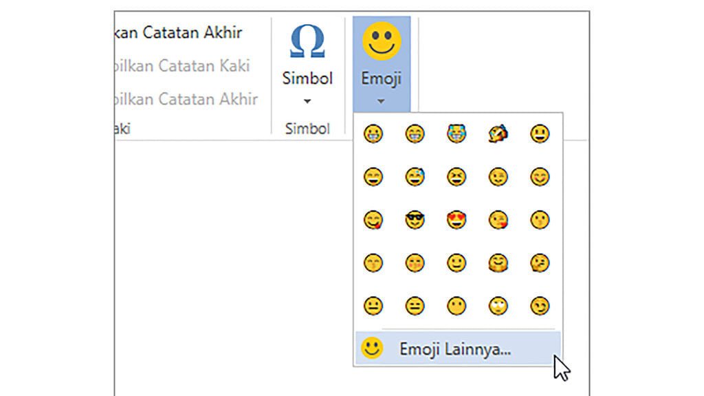Emoji MS Word