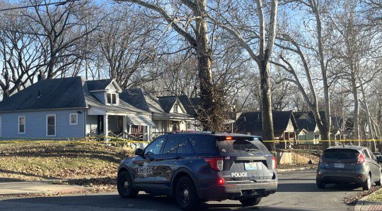 Police on the scene in Kansas