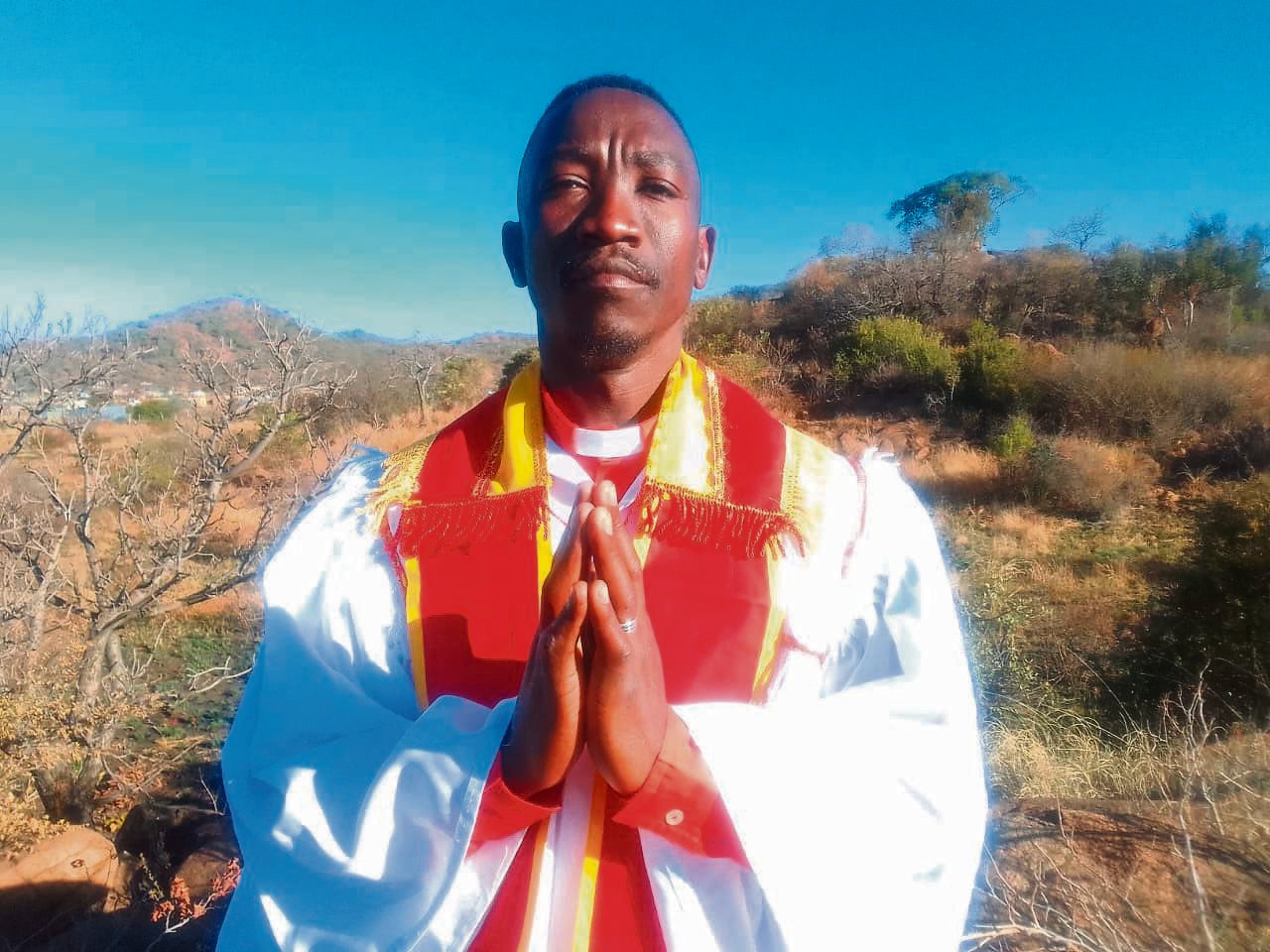 Ordained St Paul Apostolic Church bishop Lebogang Manamela was sentenced to 25 years in 2005.  Photo by      Raymond Morare