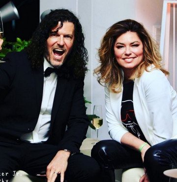 Shania Twain dan Fredrric Thiebaud. (Instagram)
