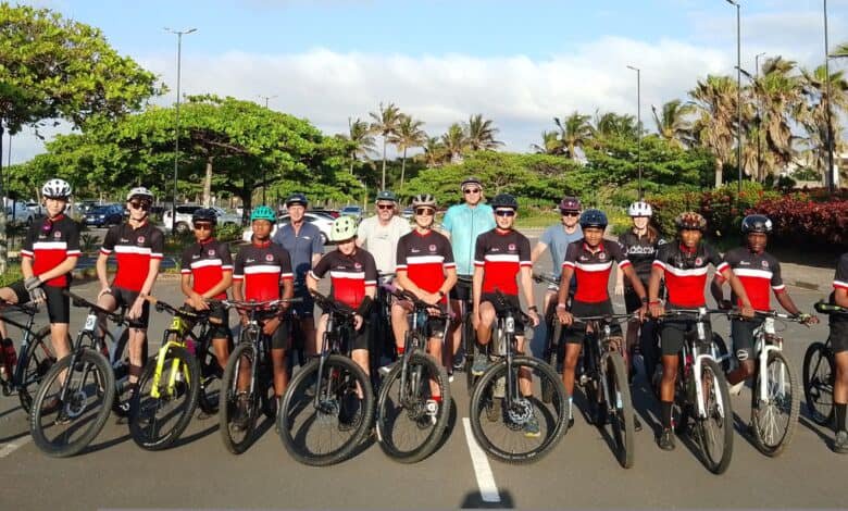 College Cycling Team Enjoys Safe and Memorable Cycle Sunday.