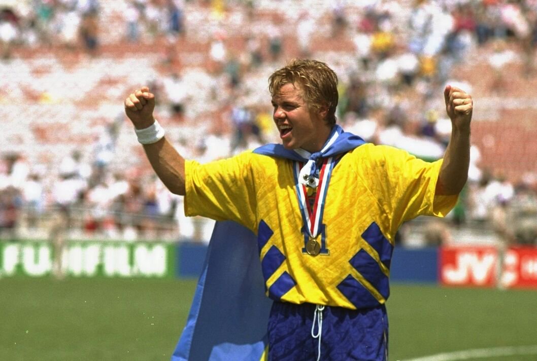 Tomas Brolin of Sweden