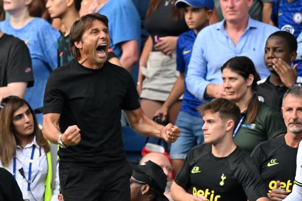 Antonio Conte showed a mixture of emotions during Tottenham's draw against Chelsea.