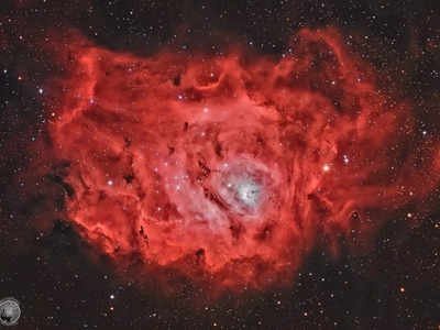 The Lagoon Nebula is stars, gas, and dust