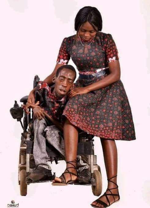 True Love? Lady Marries Her Long Term Physically Challenged Boyfriend (Photos)