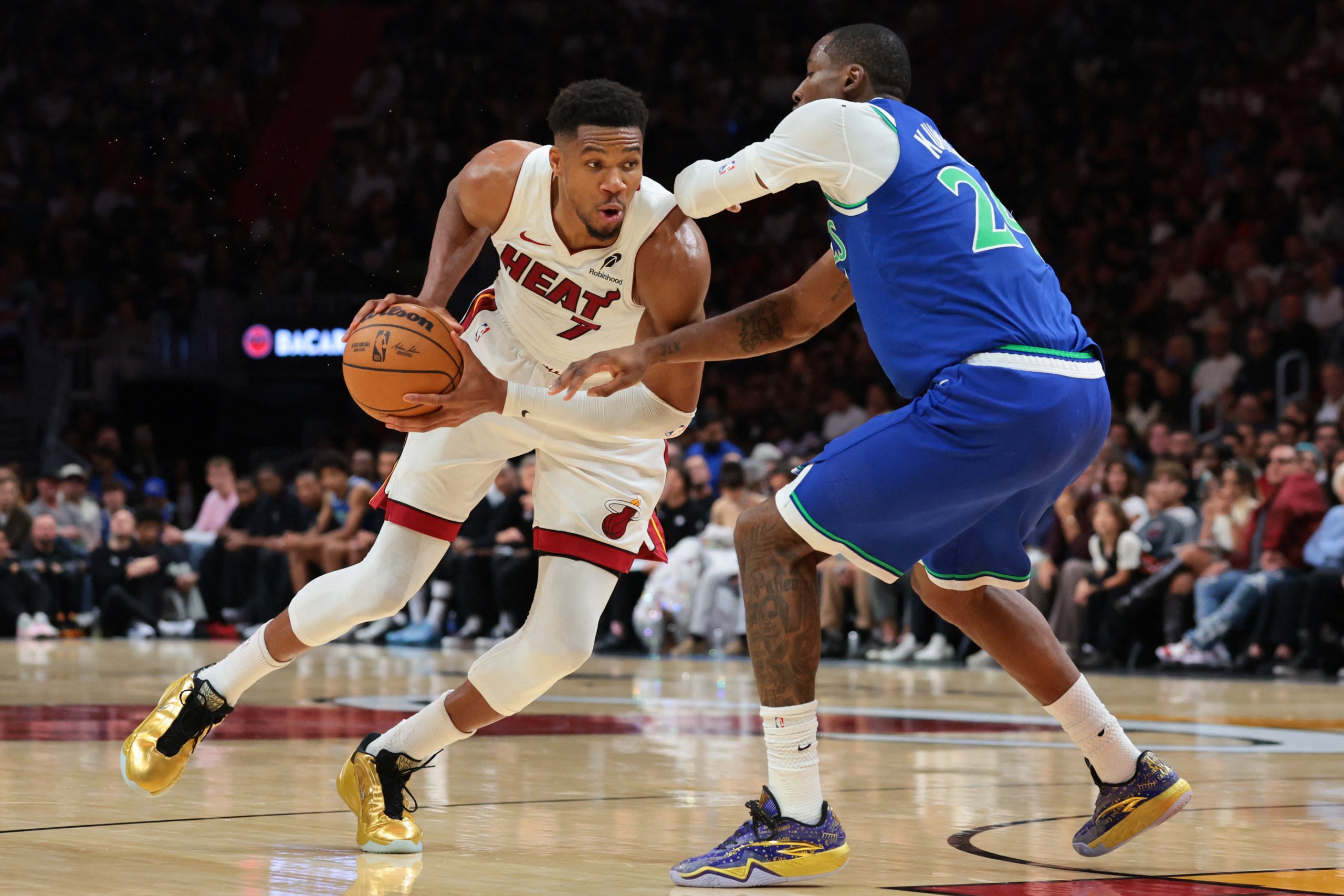 NBA: Minnesota Timberwolves at Miami Heat
