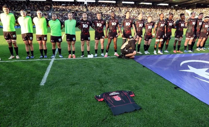 The Lions retired the No 5 jersey in the Champions Cup debut match against La Rochelle on Saturday evening following the tragic death of lock Hyron Andrews in France a day before the clash.