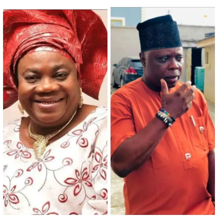 Yoruba veteran actor, Dele Odule celebrates Iya Awero as she adds another year to her age