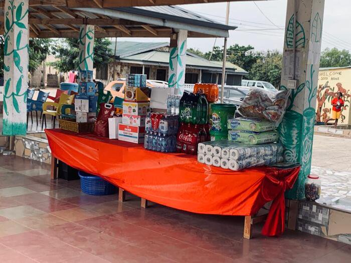 oswald donates to orphanage home