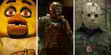 3 Slides of Chica from FNAF, Isaac from Dead Space, and Jason from Friday the 13th