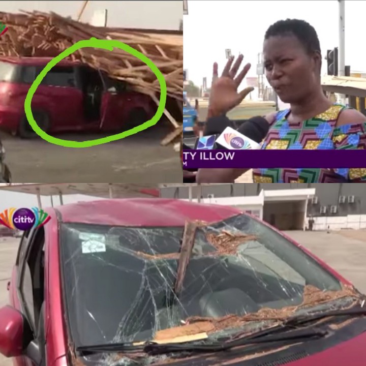 "I Forced The Door To Open And I Escaped": Woman Speaks After Escaping Death On Weija-Kasoa Road