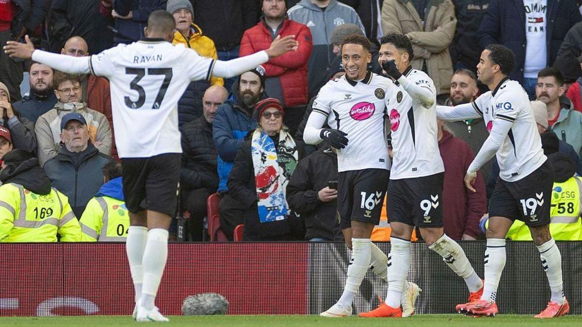 Bournemouth players celebrate scoring