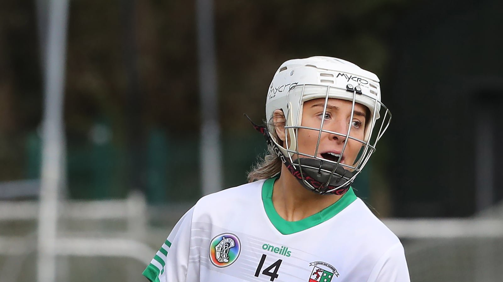 Swatragh Dara McGuckin celebrates a goal against Lavey during the Derry Senior Camogie Championship semi final match played at Glen on Saturday 3rd October 2026. PICTURE: MARGARET MCLAUGHLIN