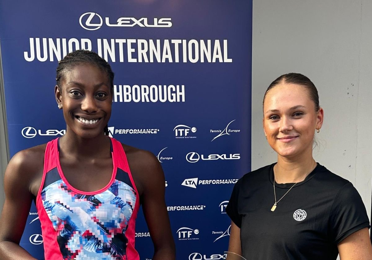 Gwen Klu and Helena Geissler won the doubles at Loughborough