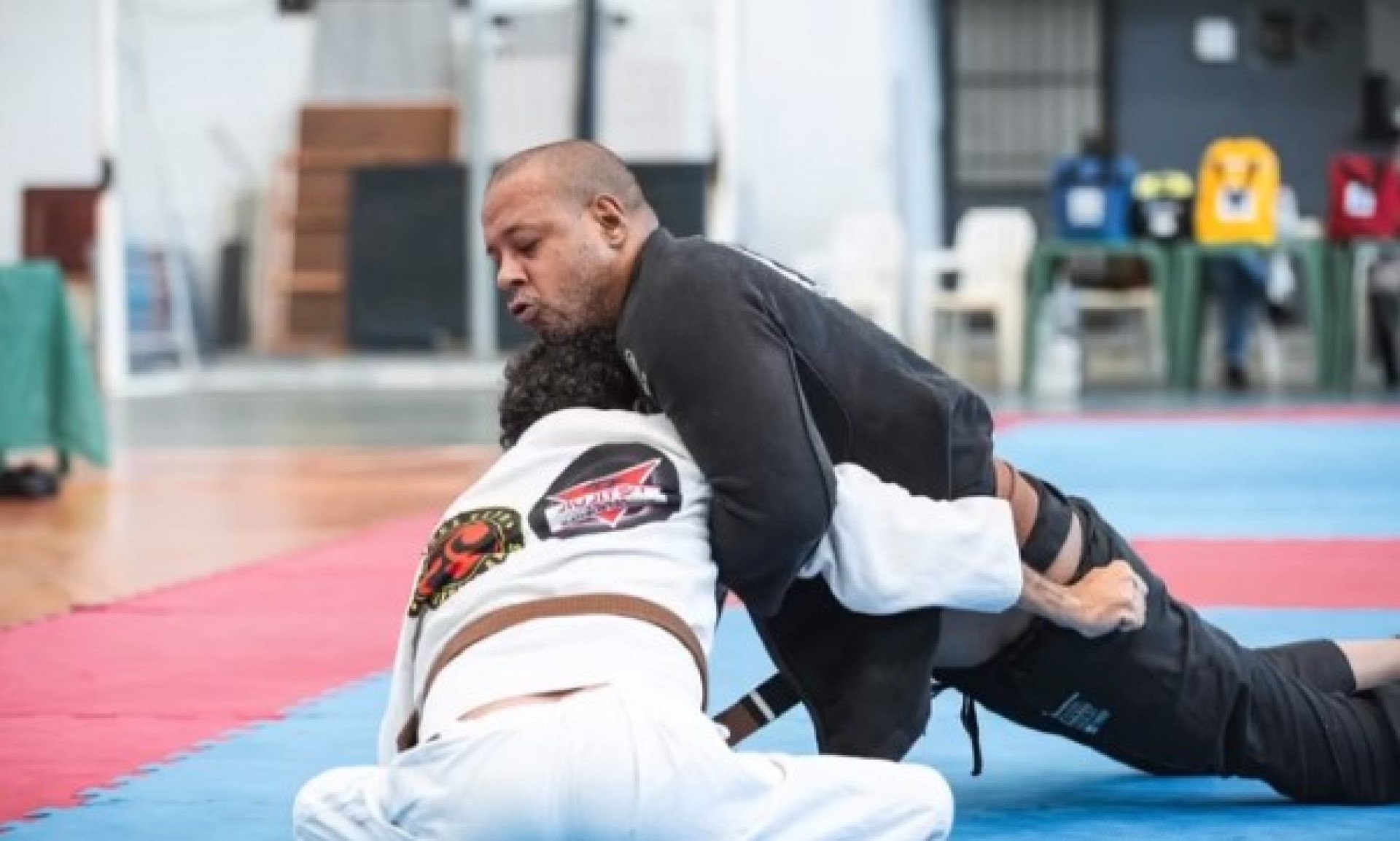 Leonardo em ação na Copa Sudeste de Parajiu-jitsu, em agosto de 2025 - Reprodução / Instagram