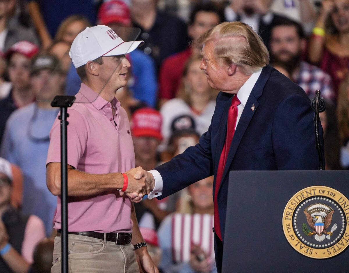 Jacob Bridgeman, left, a professional golfer from Inman who starred at Chapman High School, was a multi-time All-American and ACC Golfer of the Year at Clemson University. He now plays on the PGA Tour.