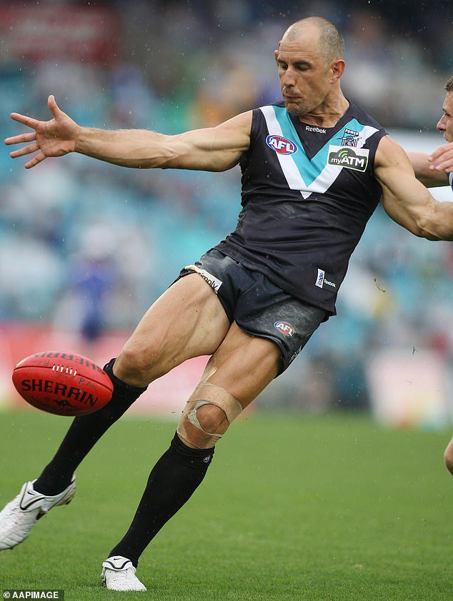 Warren Tredrea was among the Port legends offering support to Thomas on social media