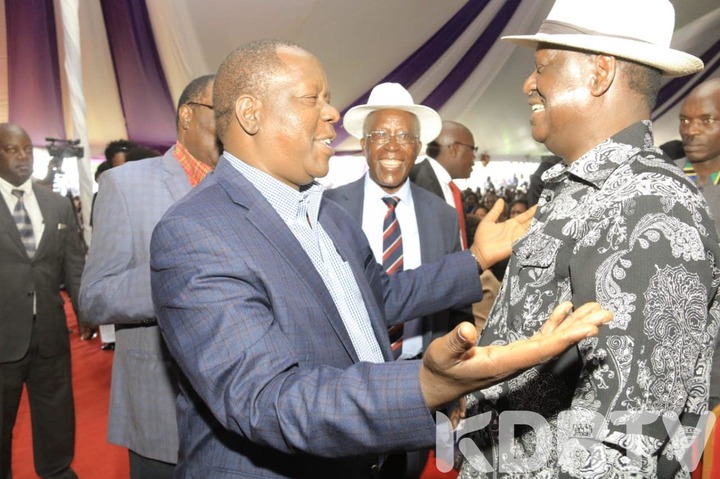 Raila Odinga is set and ready to pass the Mantle to Dr. Fred Matiangi -  KDRTV