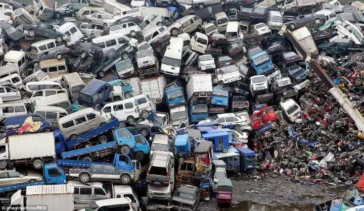 Junkyard China Where Millions Vehicles Thrown Away Scrapped (Photos)