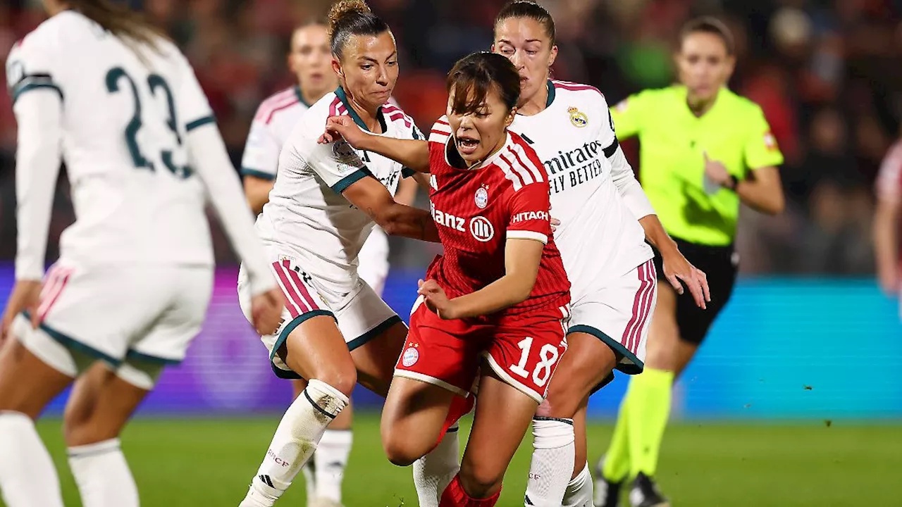 Bayern-Frauen kassieren weiteren Dämpfer gegen Real Madrid