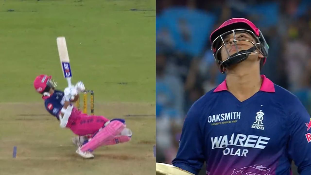 GT vs RR,  IPL 2026 Updates: Jurel and Jaiswal Power RR to 210, GT Face Huge Chase