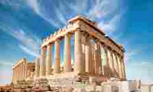 The Parthenon at the Athens Acropolis