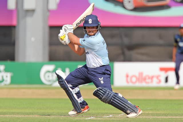 Ricardo Vasconcelos scored a half-century (Picture: Peter Short)