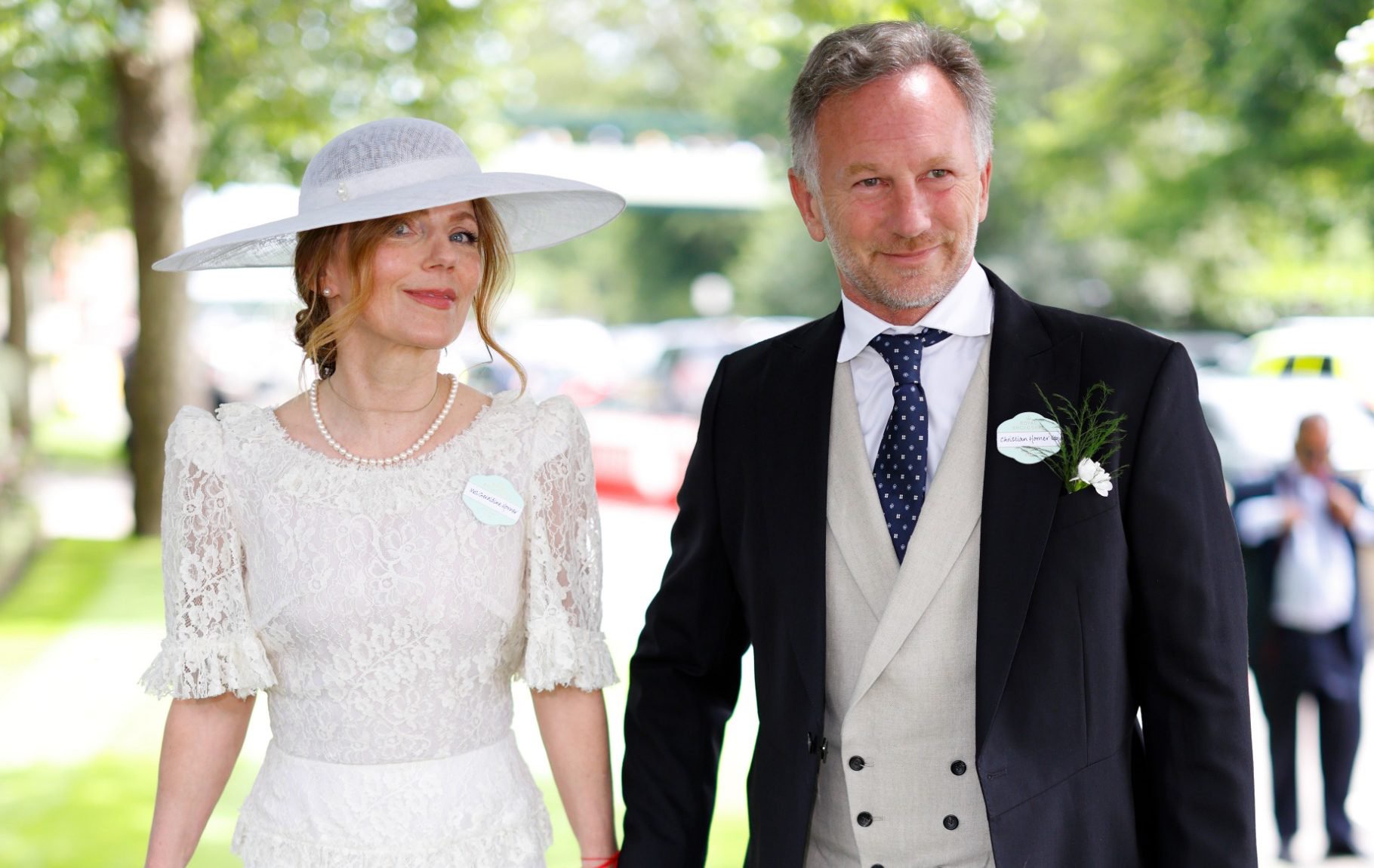 Horner married the former Spice Girl Geri Halliwell in 2015 (pictured at Royal Ascot, 2026)