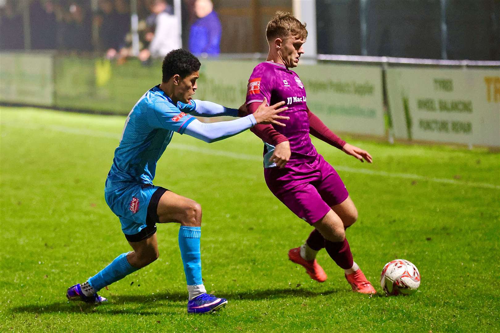 Action from Bourne's midweek defeat to Mickleover. Photo: Jason Richardson