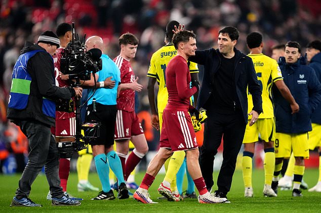 Liverpool manager Andoni Iraola enjoyed the comeback win (Nick Potts/PA)